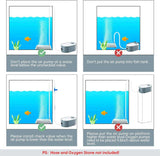 Aquarium Oxygenator – Silent Air Pump for Fish Tanks & Ponds, Energy-Efficient Oxygen Supply System