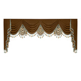 Finished Retro Villa Velvet Splicing Curtains – Thickened Light Luxury Velvet, Patchwork Design, Blackout Rod-Pocket Drapes with Wave Fold Top