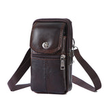 Premium Leather Phone Shoulder & Belt Case