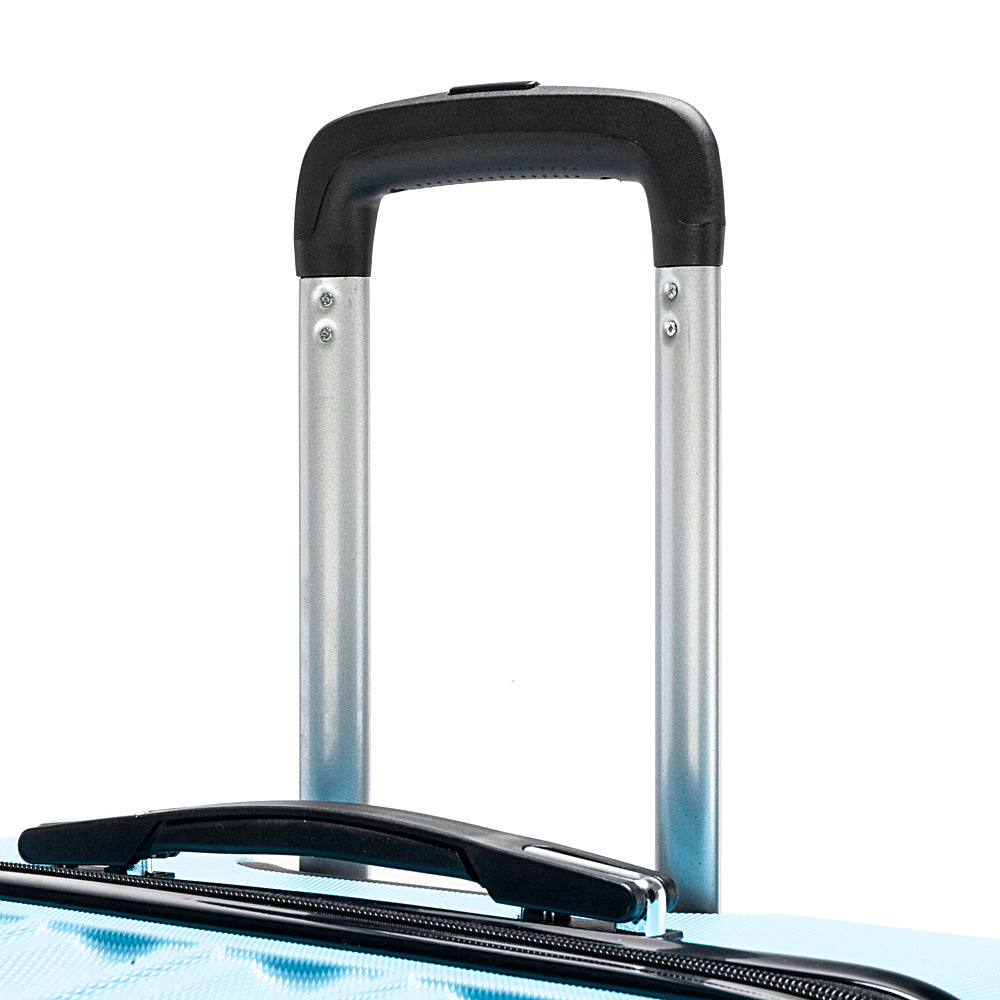 Trunk 3-in-1 Blue Expandable Hard Shell Luggage Set with Spinner Wheels & TSA Lock