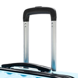 Trunk 3-in-1 Blue Expandable Hard Shell Luggage Set with Spinner Wheels & TSA Lock