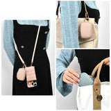 Leather Coin Purse 👛 Mini Change Pouch with Keychain – Small Zipper Wallet for Women