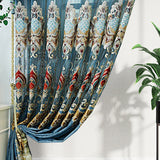 Modern European Hollow Embroidery Velvet Curtains – Thickened Blackout Panels, 2-Piece Set
