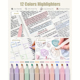 39-Piece Aesthetic School Supplies Set – Pastel Highlighters, Gel Pens, Mechanical Pencils & Cute Pen Case