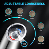 Electric Salt & Pepper Grinder Set ⚡ Adjustable Ceramic Mill – One-Handed Kitchen Seasoning Tool