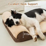 Mewoofun Orthopedic Dog Bed – Large Egg Crate Foam Sofa with Waterproof Lining, Washable Cover & Non-Slip Bottom