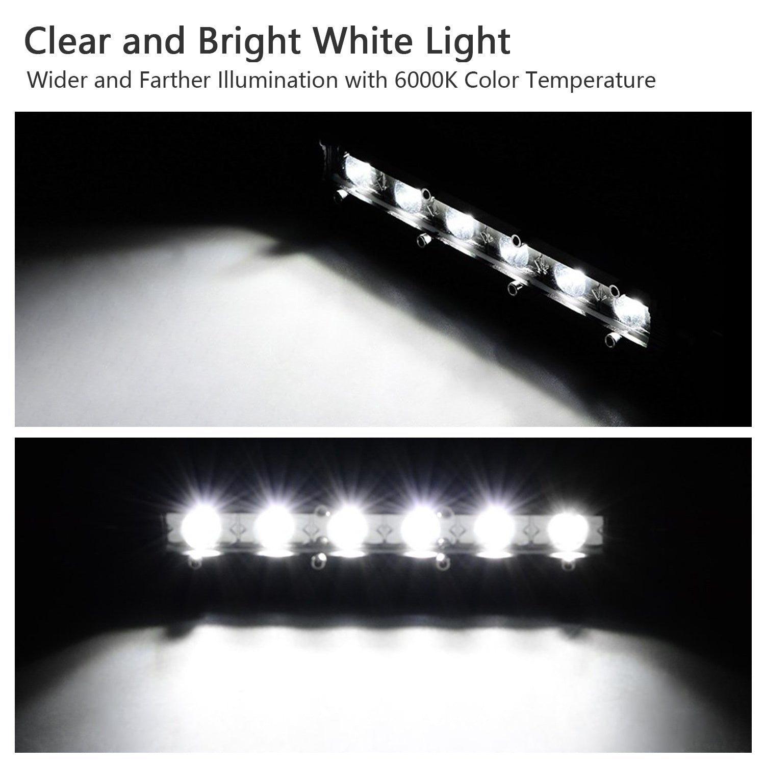 Durable 7in LED Offroad Light Bar with Ultra-Slim Design