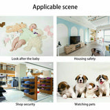 1080P WiFi Security Camera - Wireless Indoor/Outdoor Cam with Night Vision & Two-Way Audio