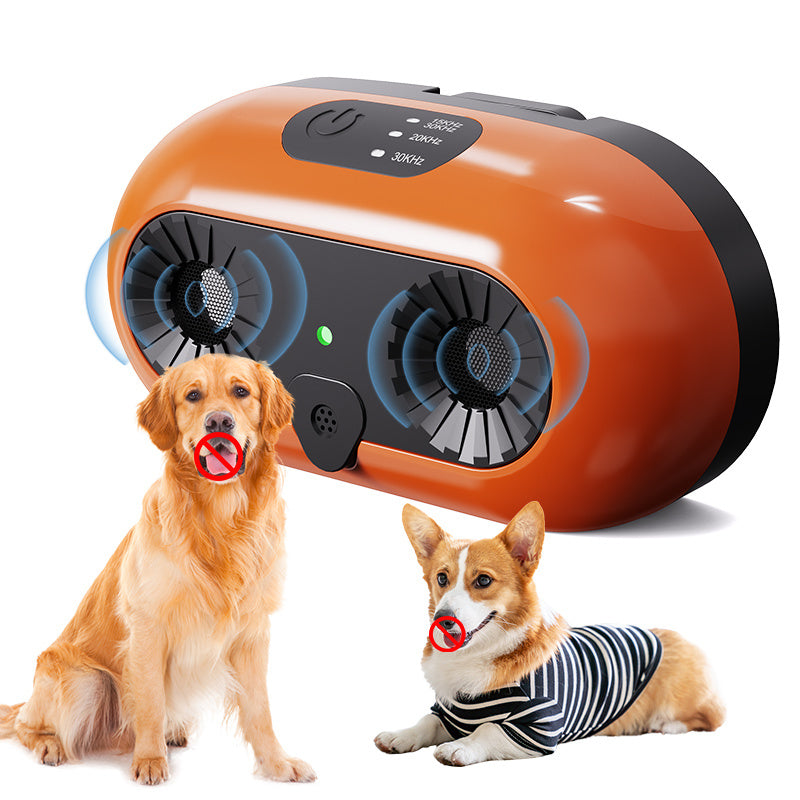 Ultrasonic Dog Bark Deterrent – Anti-Barking Device with 3 Modes, 50ft Range for Indoor & Outdoor Training