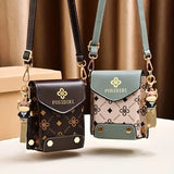 Small Crossbody Phone Bag 📱 Travel Cellphone Wallet & Shoulder Bag – Coffee