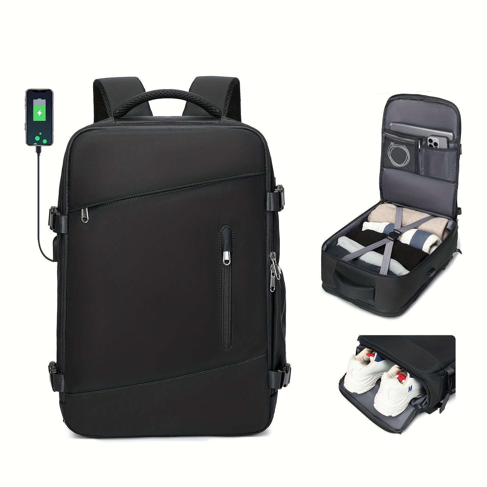 Versatile Travel Backpack for Men & Women – Large-Capacity Laptop Bookbag (Fits 15.6″ & 14″ Notebooks) 🎒