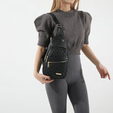 Storage Sling Travel Bag 🎒 Water-Resistant Crossbody Chest Bag with Earphone Hole – For Men & Women