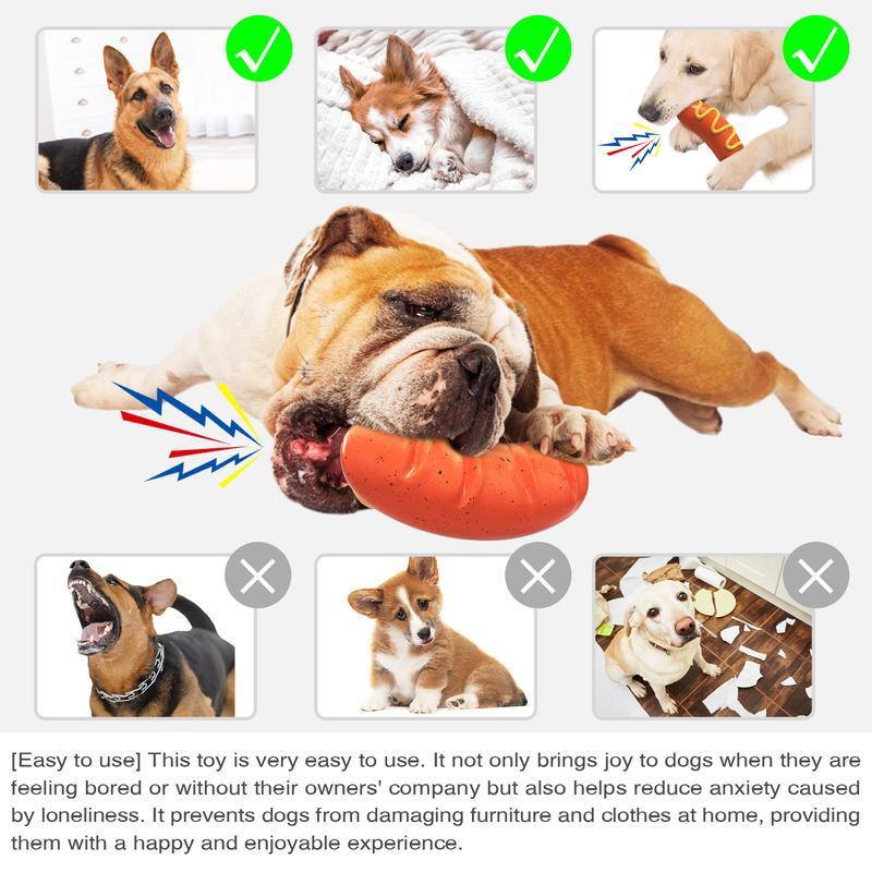 Ppokel Dog Chew Toy – Indestructible Rubber Toy for Aggressive Chewers, Tough Durable Chew Ball for Medium & Large Dogs