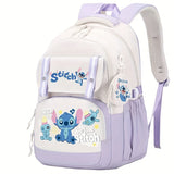 Disney Stitch Large-Capacity Laptop Backpack – Adjustable Straps, Travel & College Bag for Teens & Adults