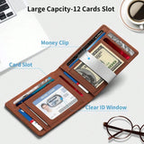 Elegant Slim Bifold Wallet with RFID Security