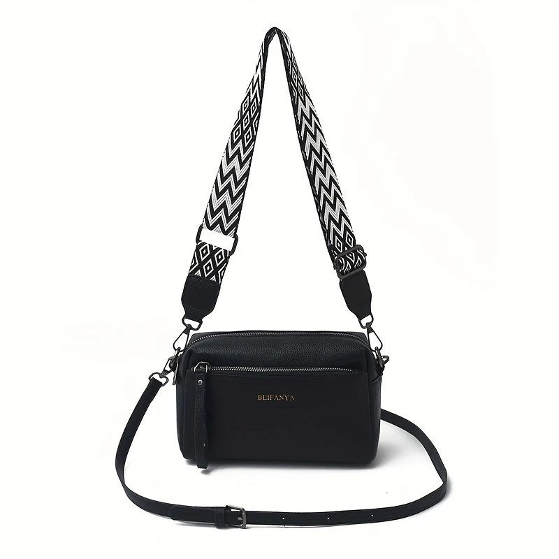 Women’s Adjustable Crossbody Bag 🎒 Minimalist Shoulder Bag with Zipper Closure for Daily, Commuting & Casual Wear