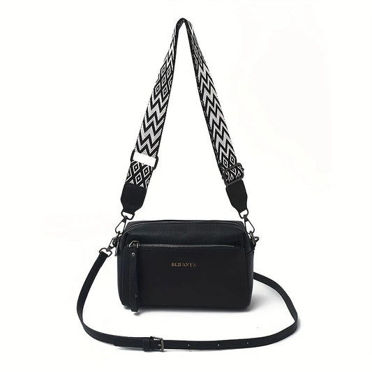 Women’s Adjustable Crossbody Bag 🎒 Minimalist Shoulder Bag with Zipper Closure for Daily, Commuting & Casual Wear