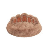 Cute Dog Bear Paw Shape Bed – Cozy Plush Pet Bed for Small & Medium Dogs & Indoor Cats, Soft & Warm Furniture Style Design