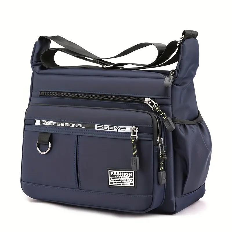Large Capacity Men’s Waterproof Backpack – Multi-Pocket Business & Casual Shoulder Bag