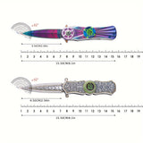 Vibrant Green Gyro Knife – Compact & Lightweight Blade for Precise Kitchen Slicing