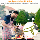 8-Piece Aluminum Camping Cookware Set – Lightweight Pot, Foldable Utensils & Cleaning Kit for Outdoor Adventures