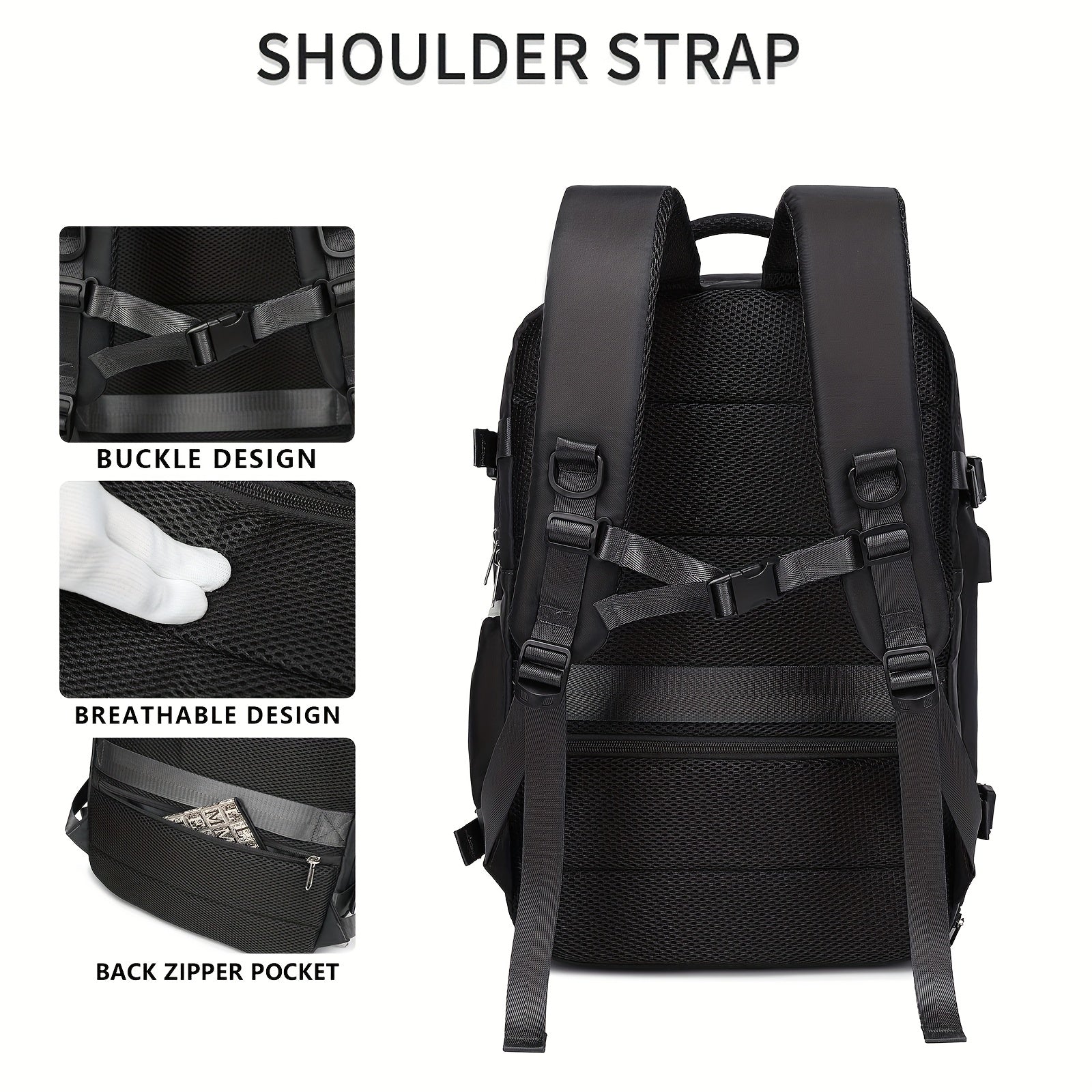 Versatile Travel Backpack for Men & Women – Large-Capacity Laptop Bookbag (Fits 15.6″ & 14″ Notebooks) 🎒