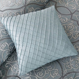 12-Piece Comforter Set with Cotton Bed Sheets – Soft & Stylish Blue Bedding for Queen Bed