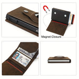 Smart Tri-Fold Design with AirTag Slot