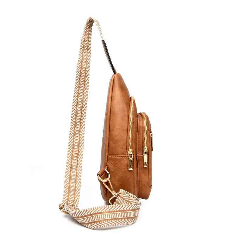 Women’s Large Crossbody Handbag – Multi-Layered PU Leather Shoulder & Messenger Bag