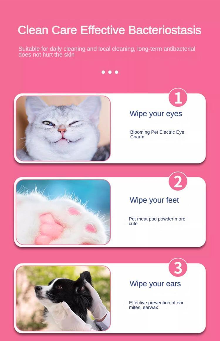 Plant-Based Fragrance-Free Pet Wipes – Gentle, Hypoallergenic & Eco-Friendly Cleaning for Dogs & Cats