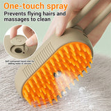 3-in-1 Electric Pet Brush – Grooming, Massage & Hair Removal