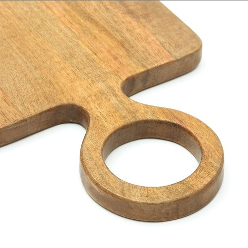 Handmade Wooden Cutting & Cheese Board – Solid Hardwood Serving & Prep Platter