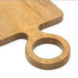 Handmade Wooden Cutting & Cheese Board – Solid Hardwood Serving & Prep Platter