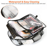 Large Transparent School Bag – Clear Backpack for School, Stadium, Travel & Events