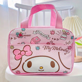 MY MELODY Insulated Lunch Bag – Tableware & Keychain Included, Perfect for School, Work & Travel 🍱🎀