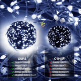 Christmas Rope Lights – 1000 LED, 328 Ft Outdoor Decorative Strobe String with 8 Modes, Remote, IP67 Waterproof & Timer Memory Function