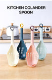 Large Plastic Colander Scoop Spoon – Heat-Resistant Long-Handled Strainer for Soup, Pasta, Vegetables & More
