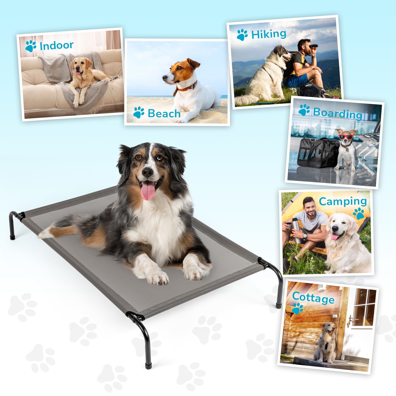 Pet Beds – Soft Plush Washable Cushion with Supportive Padding & Non-Slip Bottom for Cats, Puppies & Small Dogs