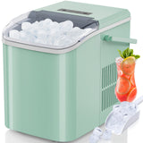 Portable Ice Maker – Compact Bullet Ice Machine with Handle, Self-Cleaning & Quiet Operation