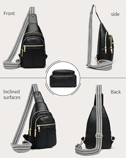 Small Sling Bag for Women & Men – Trendy Crossbody Backpack, Fanny Pack & Travel Chest Bag