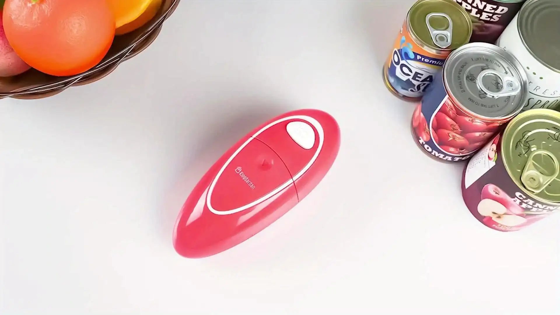 [Electric Can Opener] Hand-Free Electric Can Opener - Easy Open Any Can Sizes with Smooth Edge - Food-Safe Portable Battery Operated - PulinGO