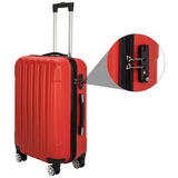 Vertical Pattern 3-in-1 Luggage Set with Universal 360° Spinner Wheels & Pull Rod Design
