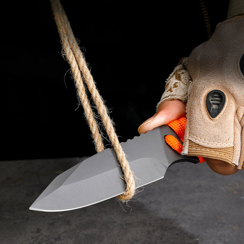 Rope-Tying Knife – Compact Rigging Tool with Folding Blade & Marlin Spike