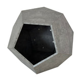 25.98" Modern Pet Furniture – Cat Rack, Side Table & Flower Pot Stand in Cement Gray Multifunctional MDF Design
