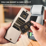 3-in-1 Ring Holder Phone Case with Camera Protection - Magnetic Kickstand Case for iPhone