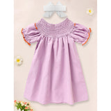 Infant Baby Girl Halloween Dress 🎃 Ghost Embroidery Outfit + Matching Headband