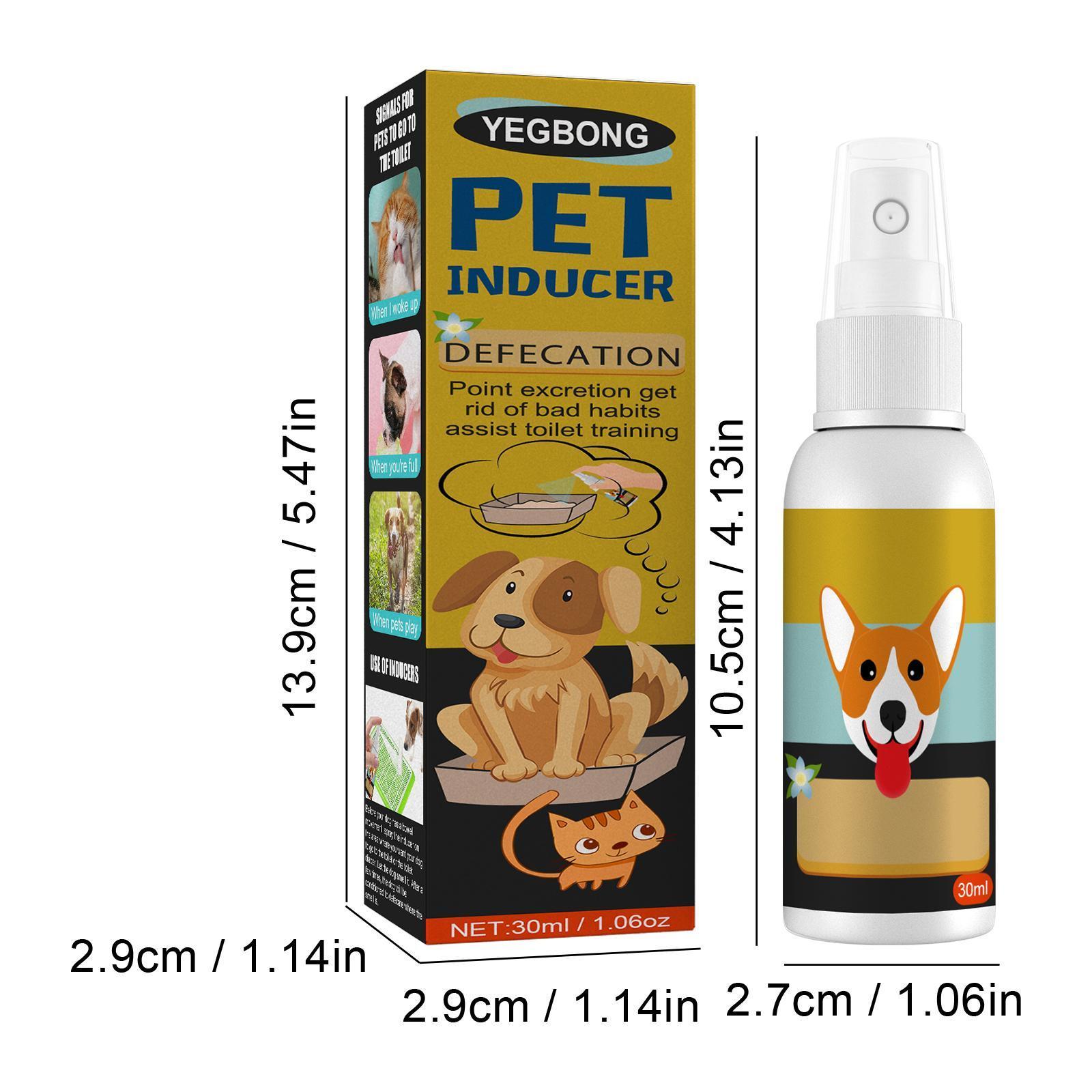Inducer Spray Pet Defecation Positioning Spray – Natural Scent Training Inducer for ...