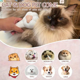 Pet Massage Hair Removal Comb – Paw-Shaped Grooming Brush for Dogs & Cats, Gentle Deshedding & Pet Hair Remover Tool