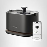 PETLIBRO Dockstream 2 Smart Stainless Steel Cat Water Fountain – WiFi App Tracking & Cordless Sensor Mode (Black)