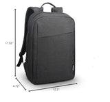 Lenovo 16″ ECO Laptop Backpack B210 – Lightweight Water-Repellent Backpack Made from Recycled Materials (Black)